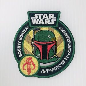 Funko Star Wars Smugglers Bounty Hunter Boba Fett Patch Embroidered Disney
